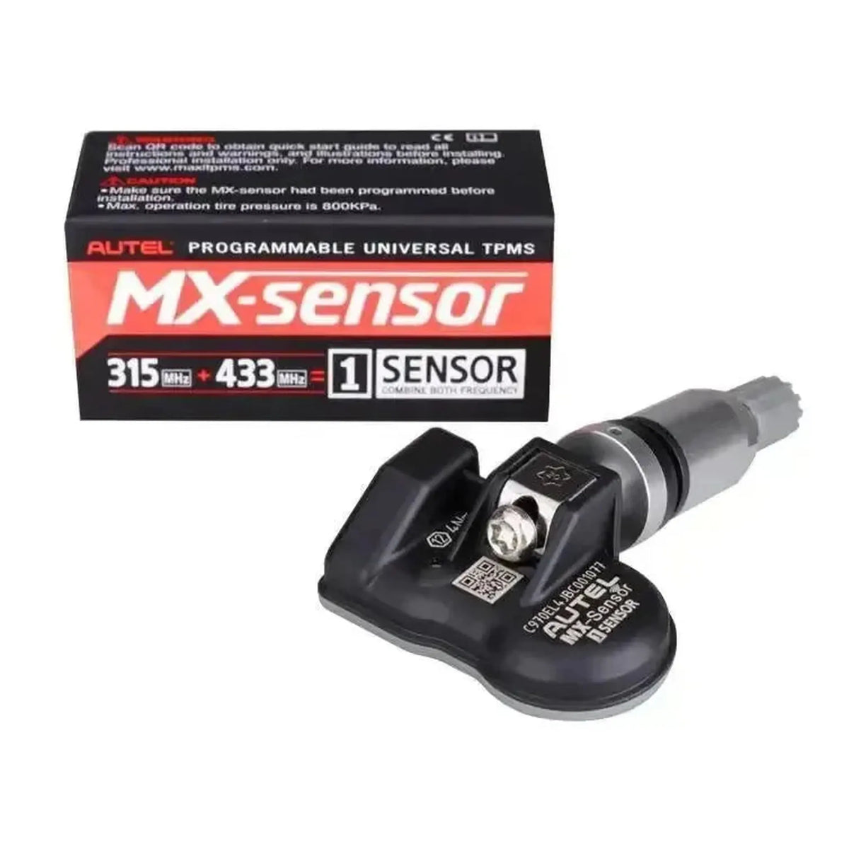 Autel MX-Sensor 315MHz+433MHz (Alluminio) | Sensore TPMS (Screw-in)