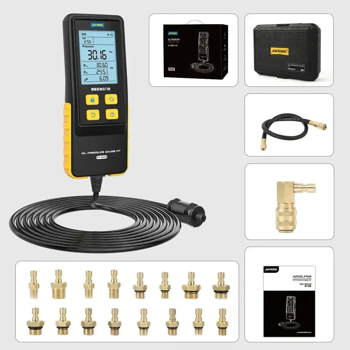 Autool PT620 | Tester di pressione olio