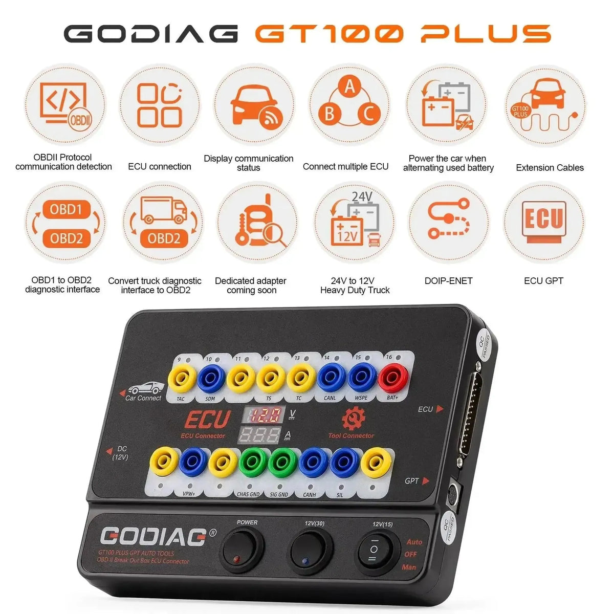 GoDiag GT100 Plus | Breakout Box | Accessori