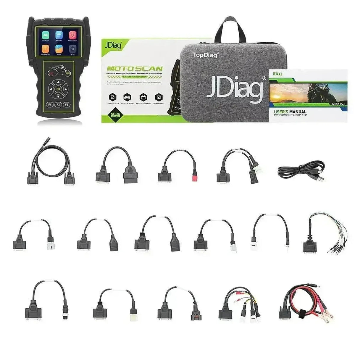 Strumento diagnostico per motocicli JDiag M100 Pro Full