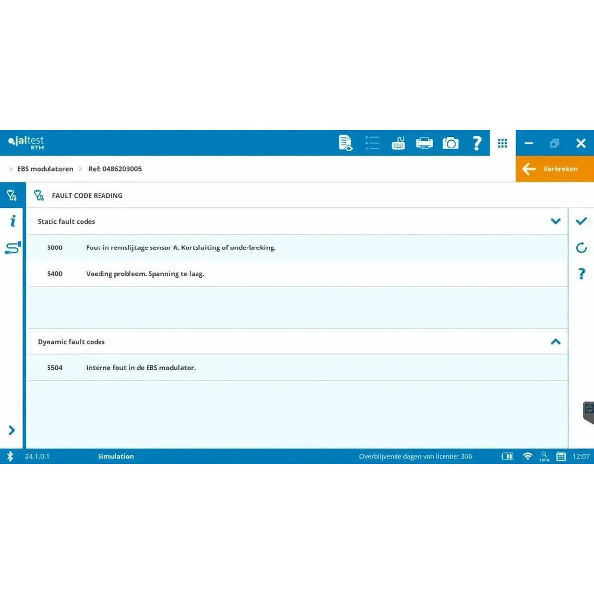 Jaltest (70001007) | ETM Interfacekabel V9 | Accessori