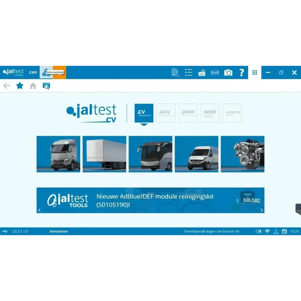 Jaltest Autobus Uitleesapparaat