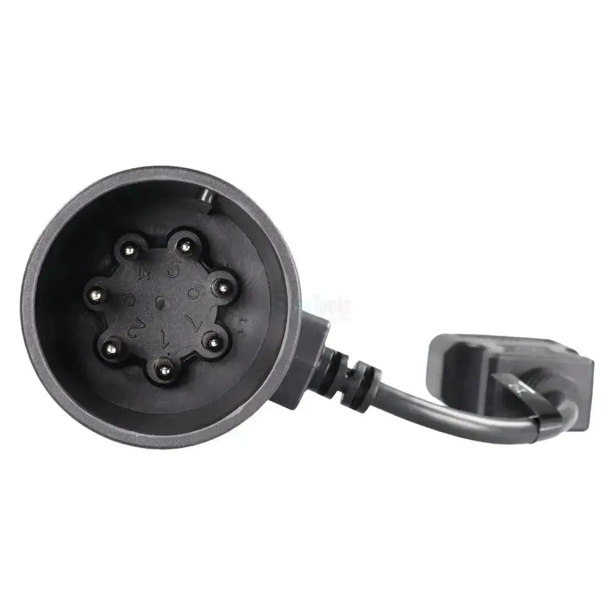 Jaltest (JDC110A) | 7+7-pins (CAN ISO 7638-1) - 16-pins OBD2 Adapter | Rimorchio
