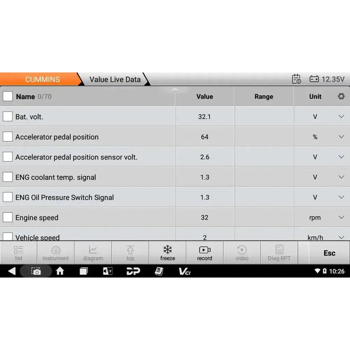 OBDSTAR IScan Pro Cummins (Marine) | Dispositivo di lettura | Barca a motore