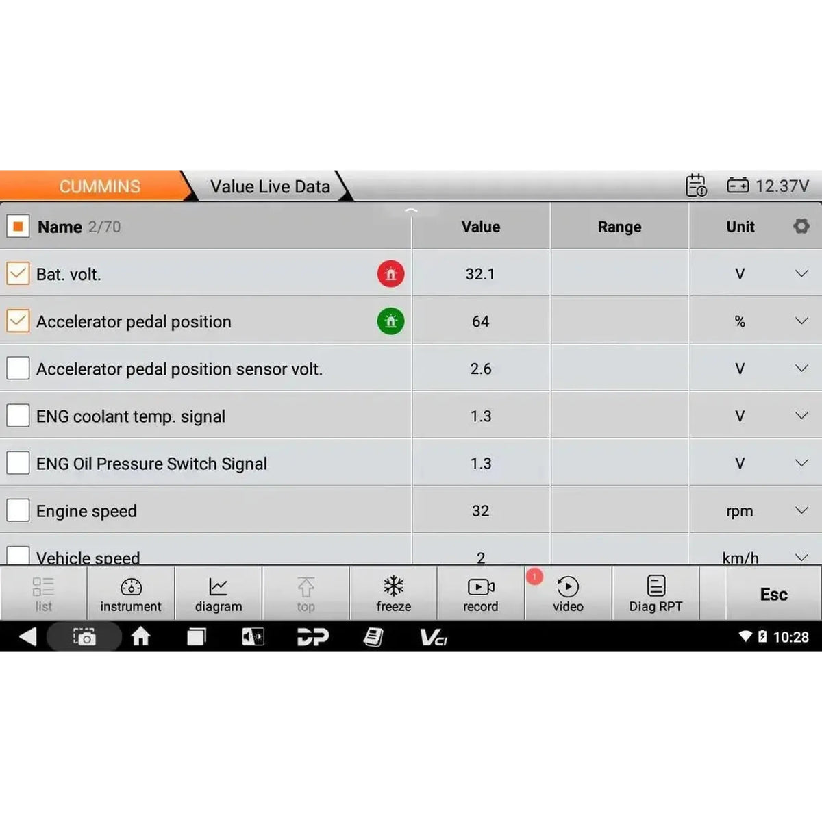 OBDSTAR IScan Pro Cummins (Marine) | Dispositivo di lettura | Barca a motore