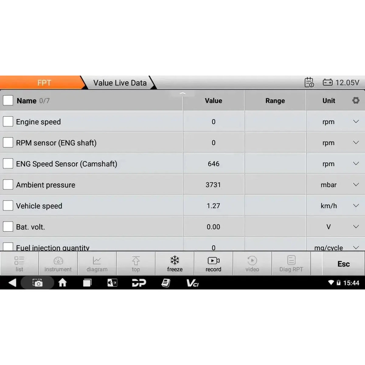 OBDSTAR IScan Pro FPT (Marine) | Strumento diagnostico | Motoscafo