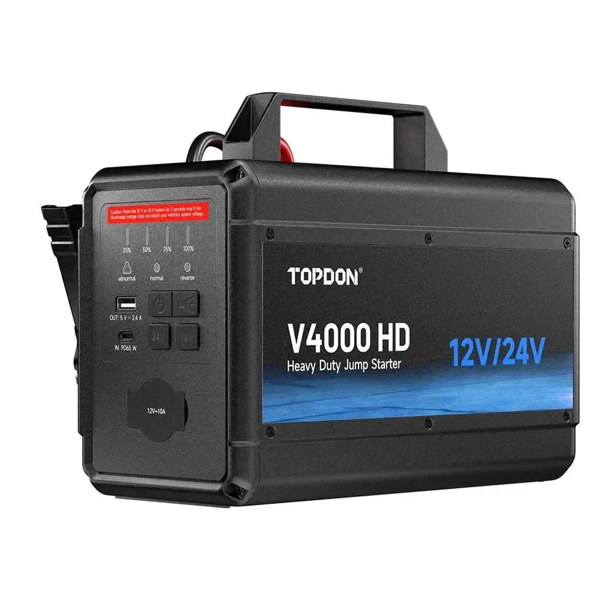 Topdon V4000 HD | Avviatore di batteria