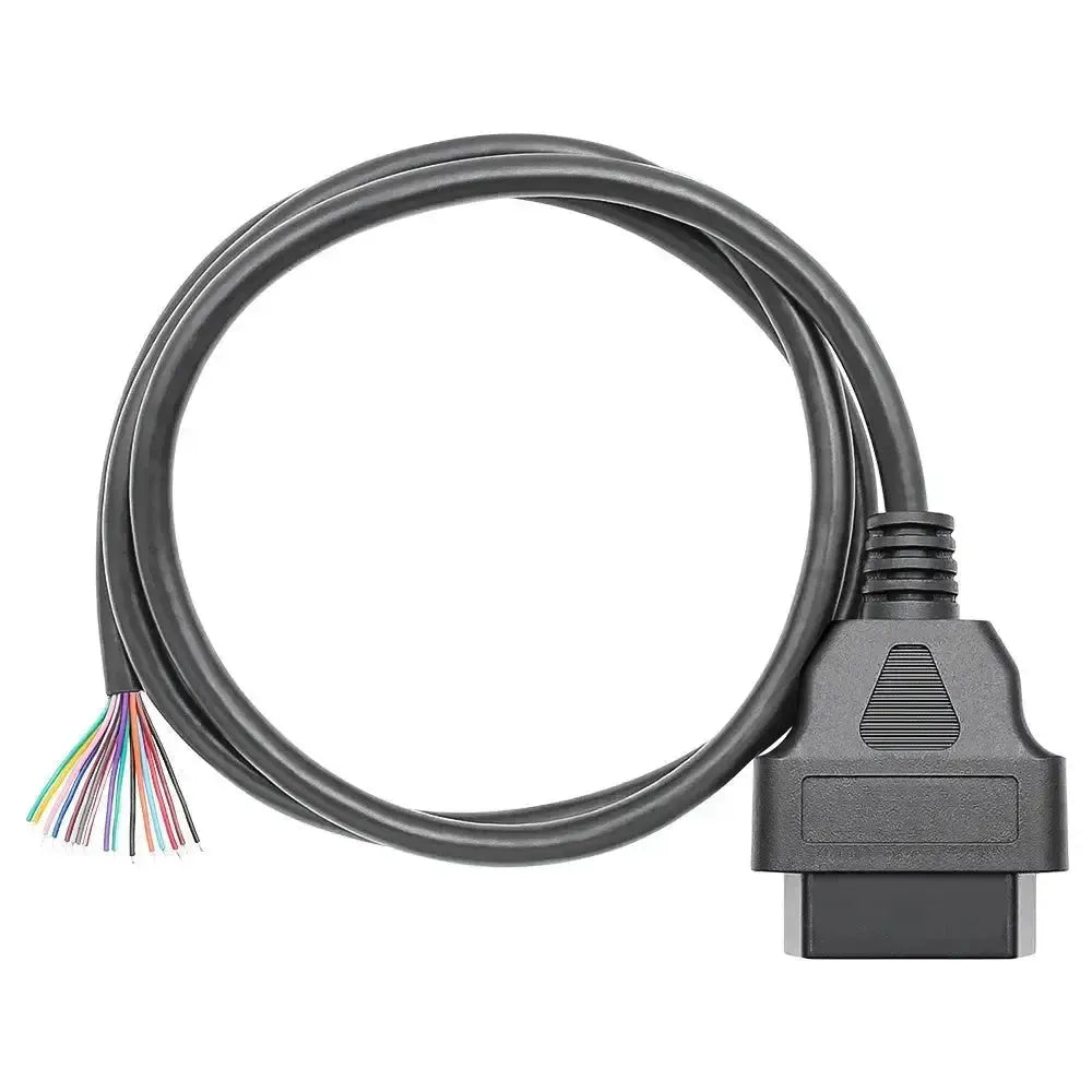 Porta OBD2 a 16 pin (Femmina) con 16 cavi a estremità aperta – 100 cm