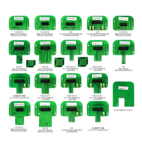 Set adattatori (22 componenti) per programmazione ECU | Accessori