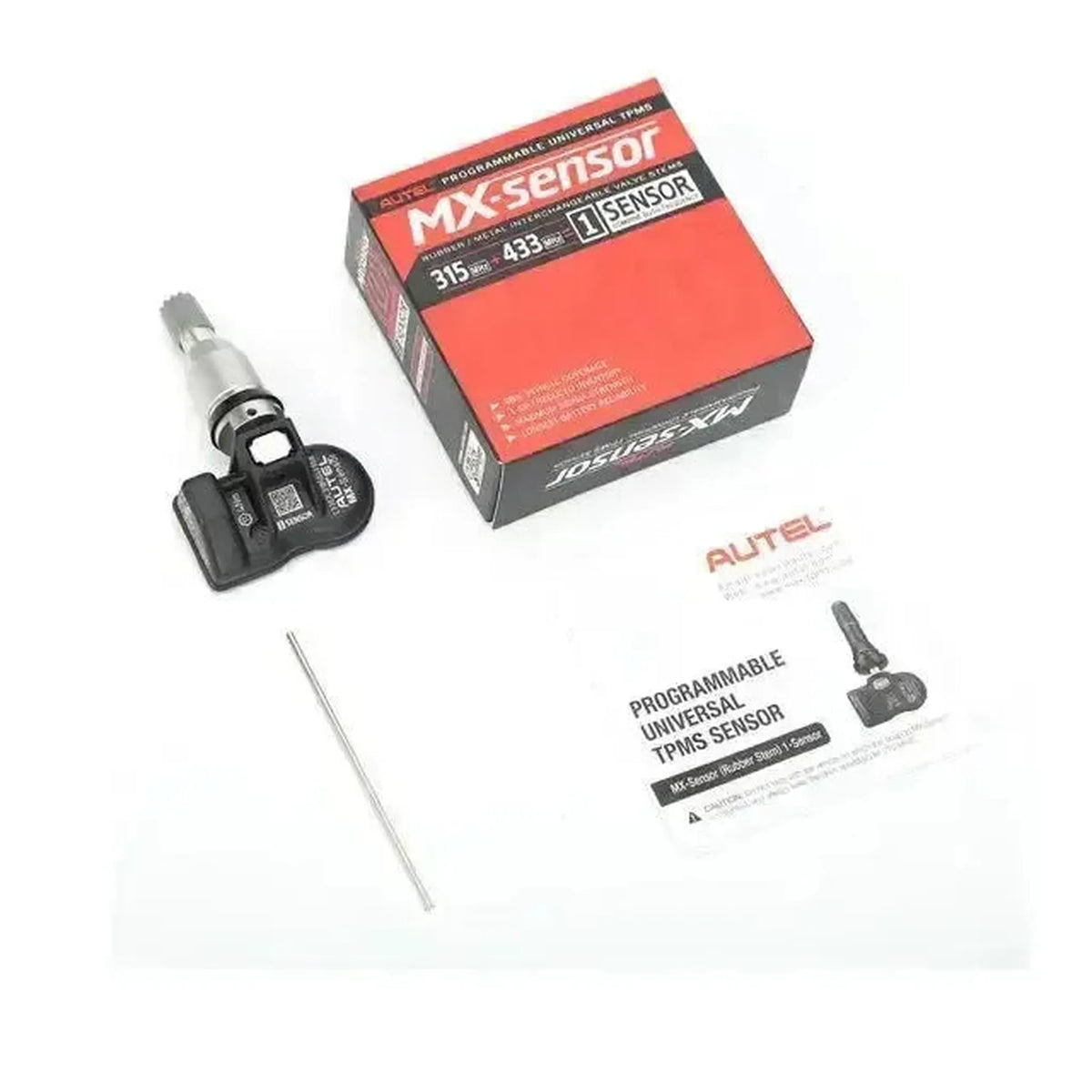 Autel MX-Sensor 315MHz+433MHz (Alluminio) | Sensore TPMS (Press-in)