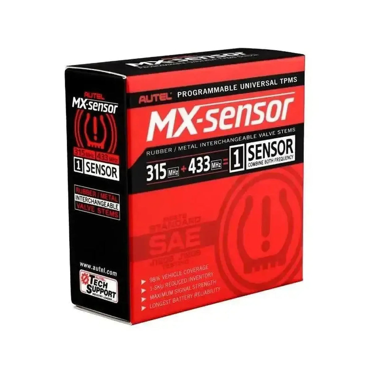 Autel MX-Sensor 315MHz+433MHz (Rubber) | Sensore TPMS (Press-in)