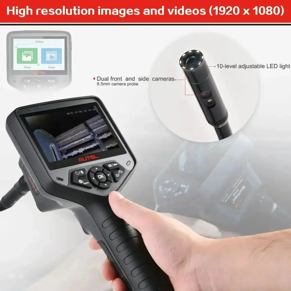 Autel MaxiVideo MV480 | Videocamera di ispezione (8.5 mm)