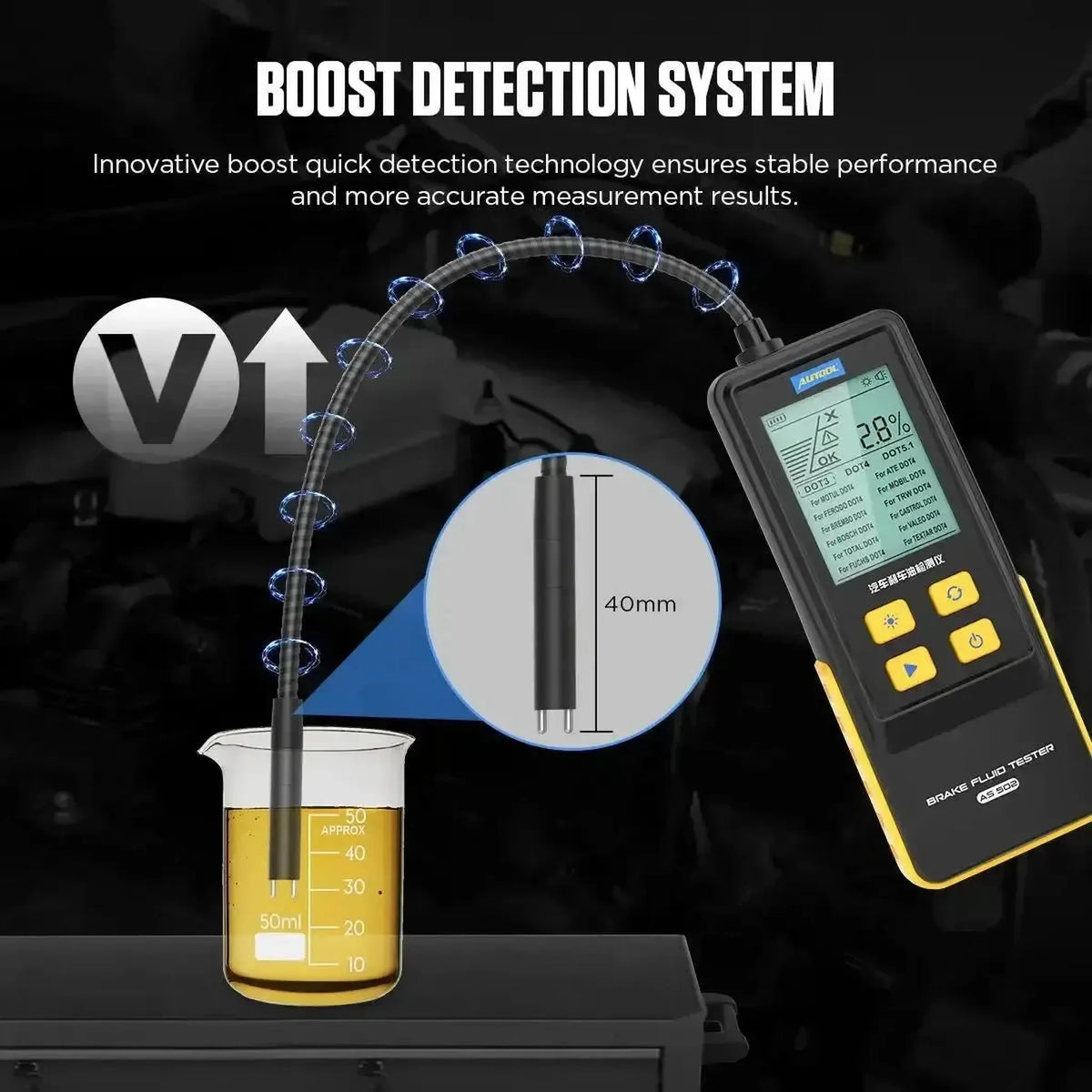 Autool AS502 | Tester per Liquido Freni