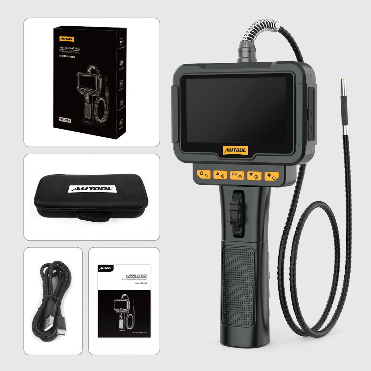 Autool SVB208 | Videocamera di ispezione (6,25 mm)