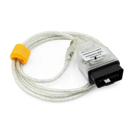BMW K+DCAN OBD2 - Interfaccia Switch USB Cavo Bianco