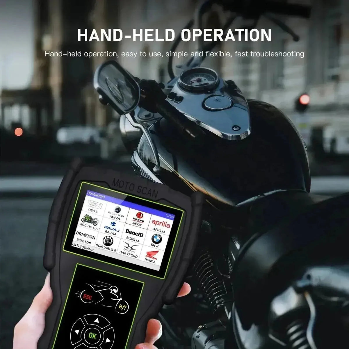 Strumento diagnostico per motocicli JDiag M100 Pro Full