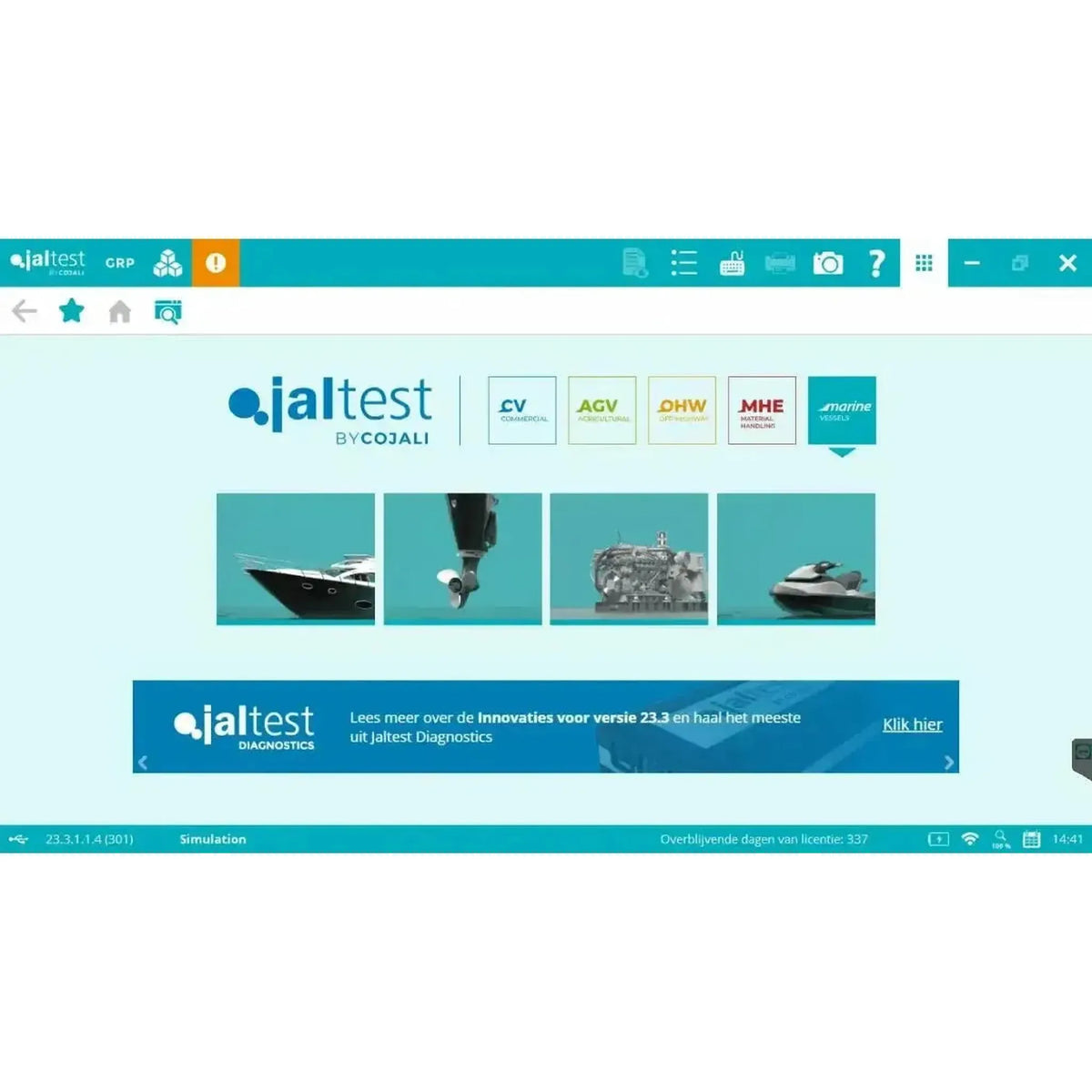 Apparecchio di Lettura Jaltest Marine (Fuoribordo)