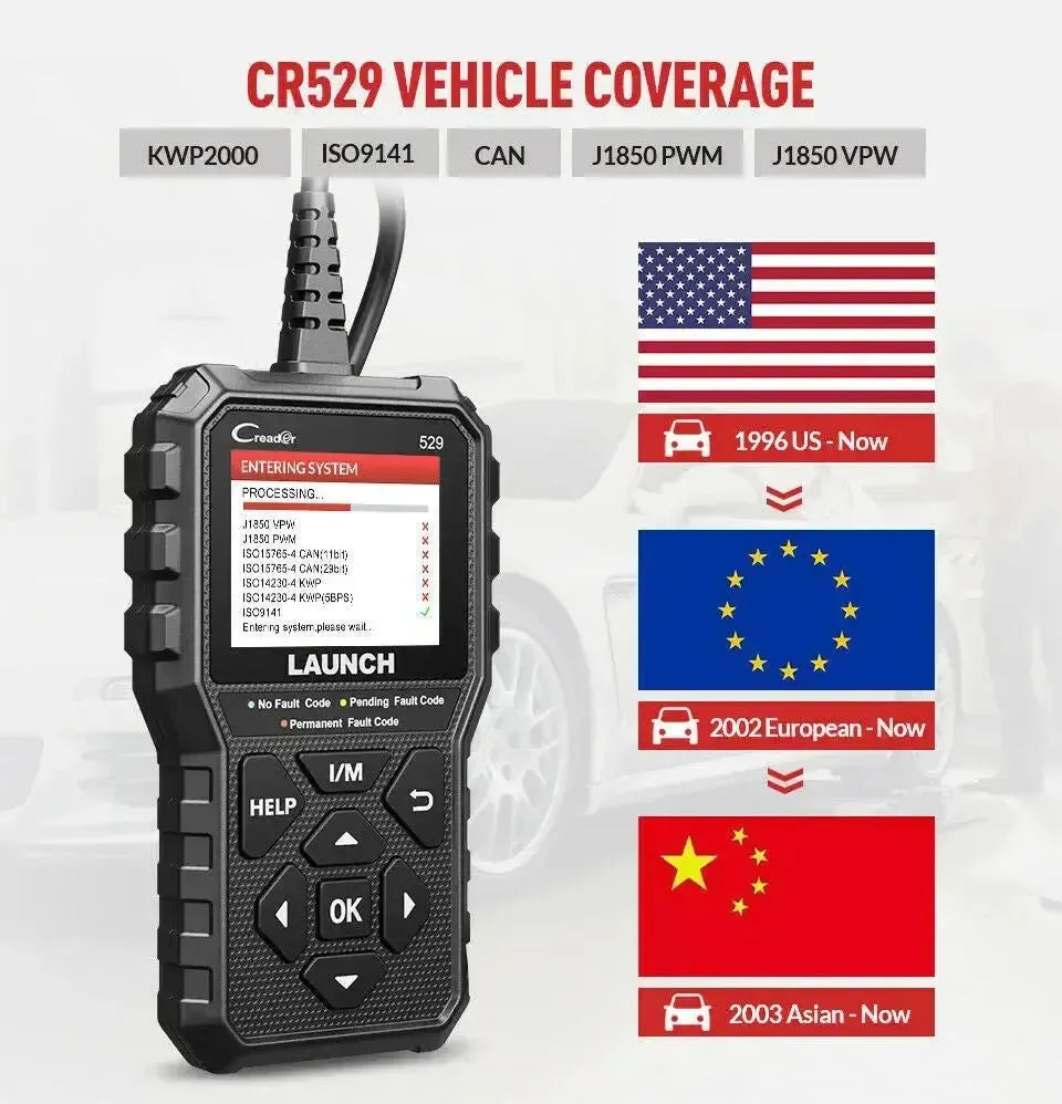 Launch Creader CR529 Auto Lettore Codici Guasti