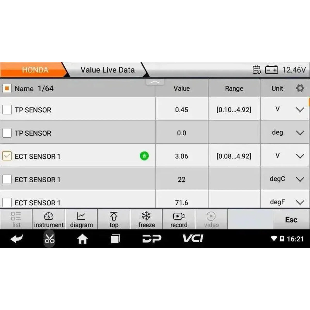 OBDSTAR IScan Honda (Marine) | Strumento di diagnosi | Motoscafo