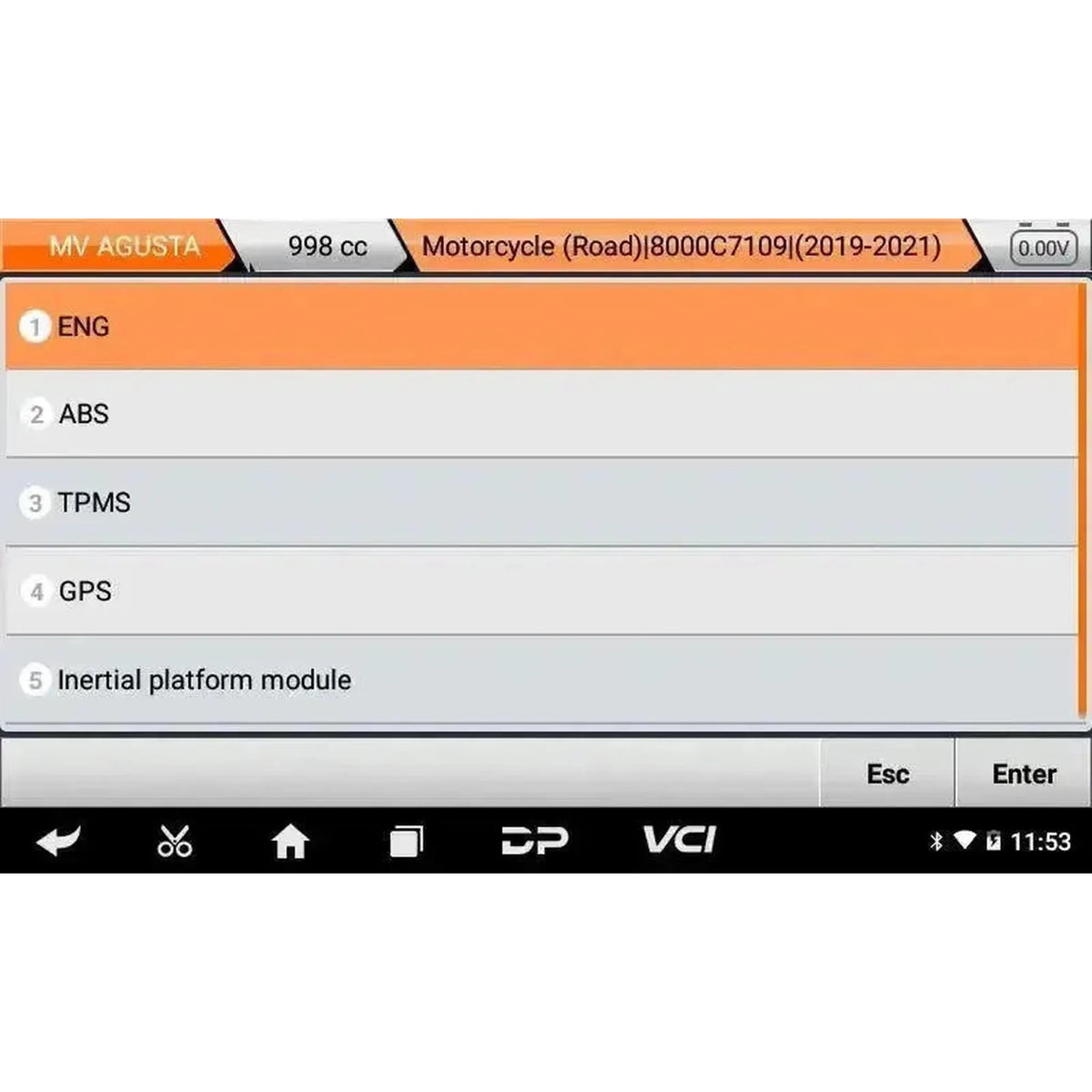 OBDSTAR IScan MV Agusta | Strumento di diagnosi | Motocicletta