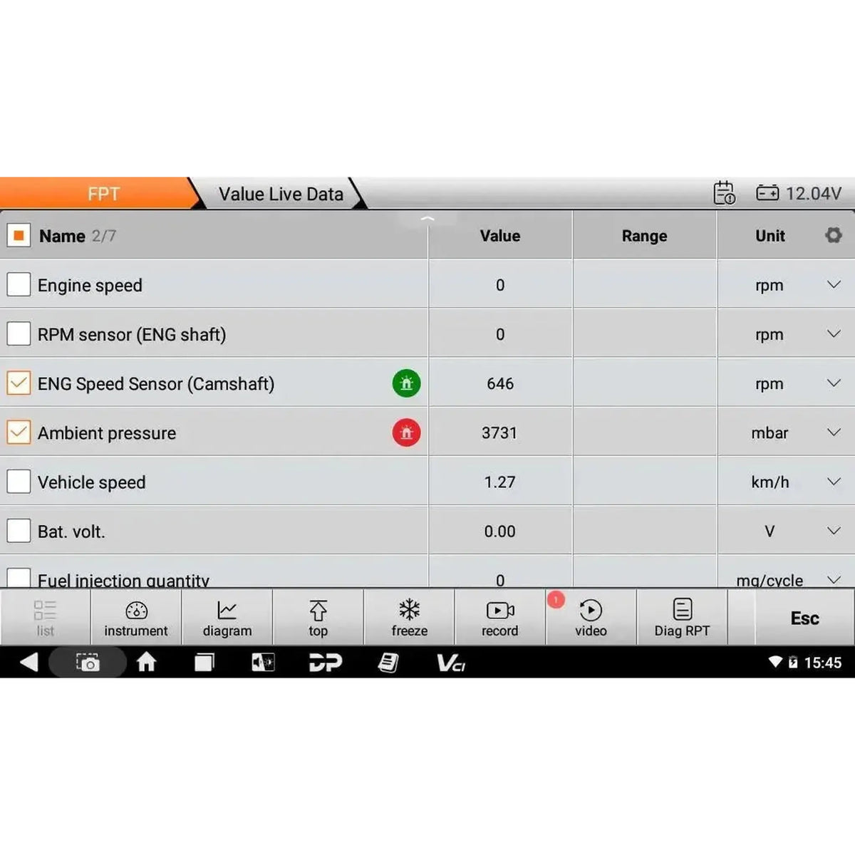OBDSTAR IScan Pro FPT (Marine) | Strumento diagnostico | Motoscafo