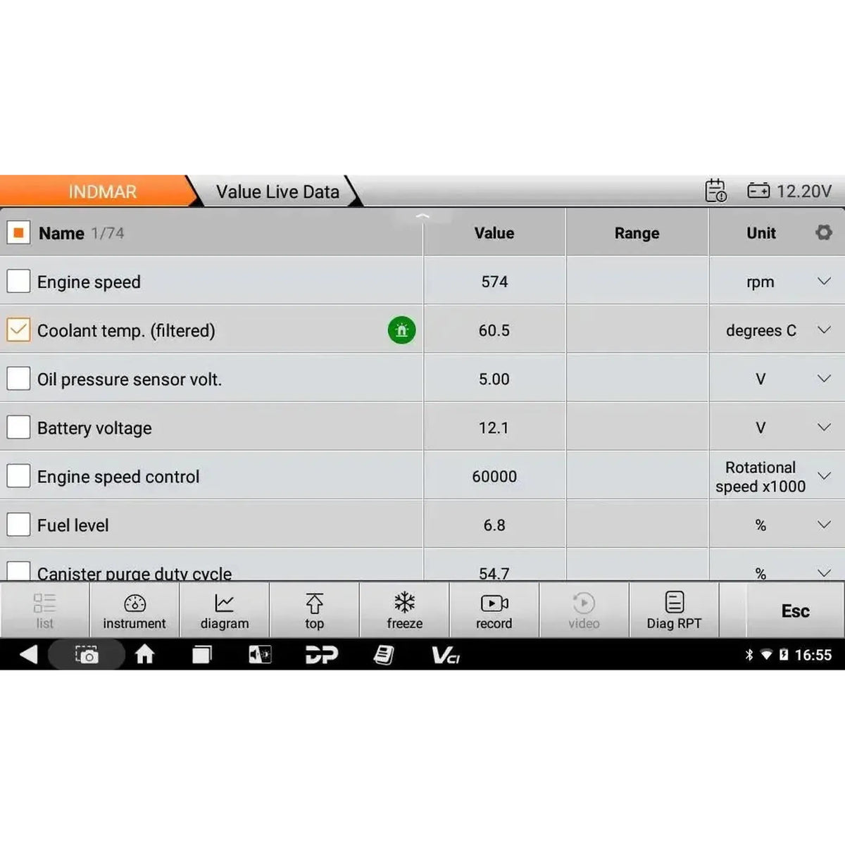 OBDSTAR IScan Pro Indmar (Marine) | Lettore diagnostico | Barca a motore