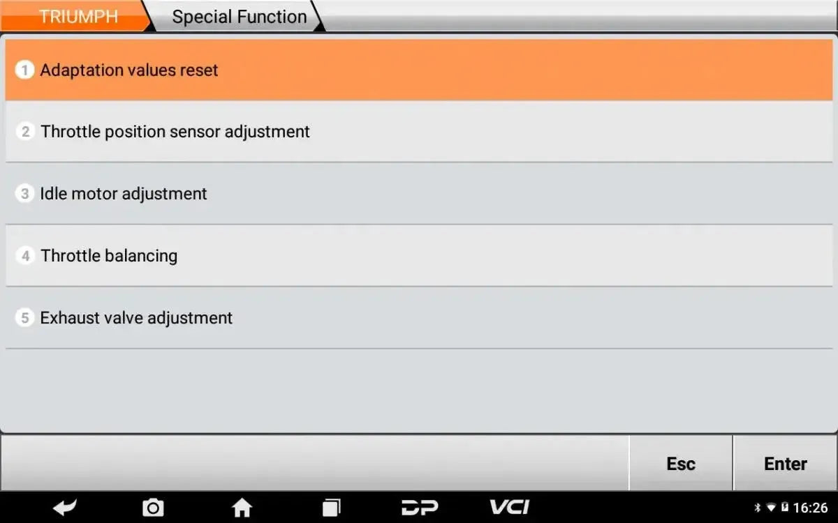 OBDSTAR IScan Triumph Moto Strumento di diagnosi