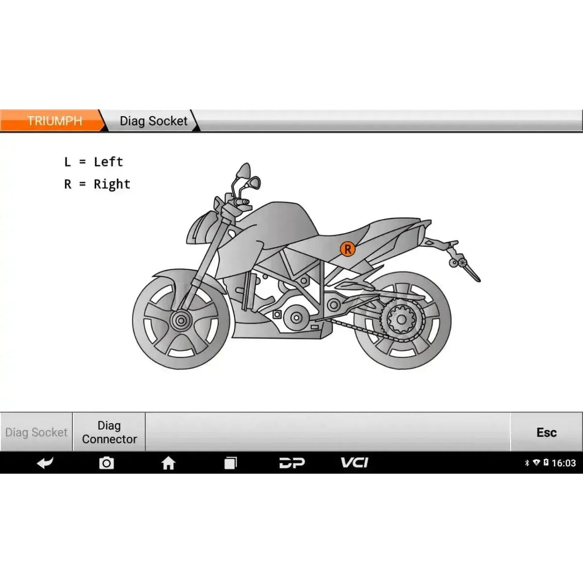 OBDSTAR IScan Triumph | Dispositivo di lettura | Motocicletta