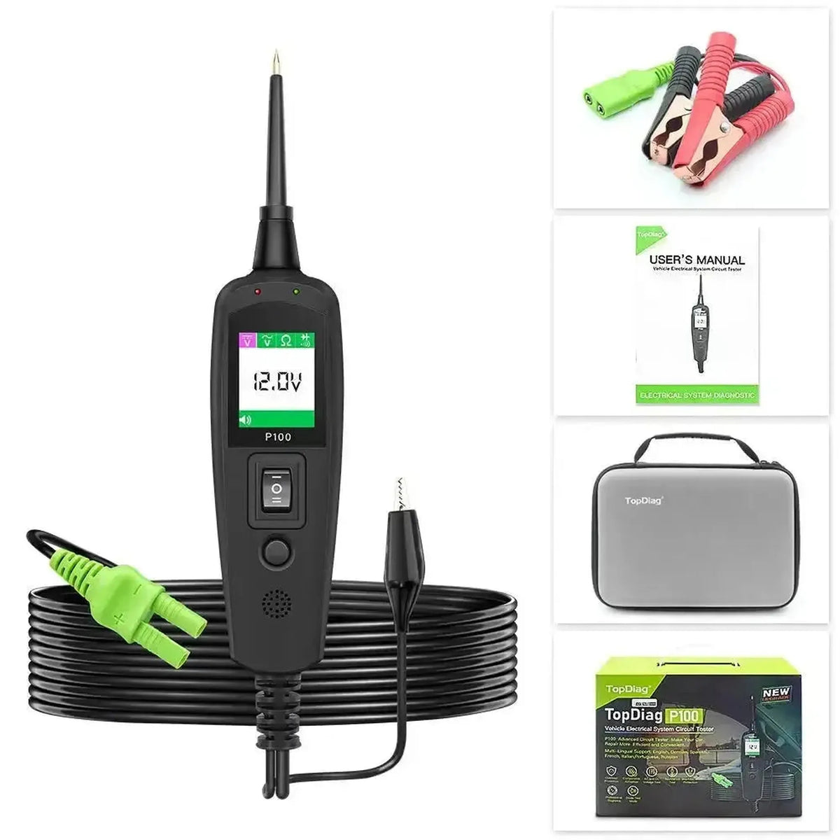 TopDiag P100 | Tester di Circuiti