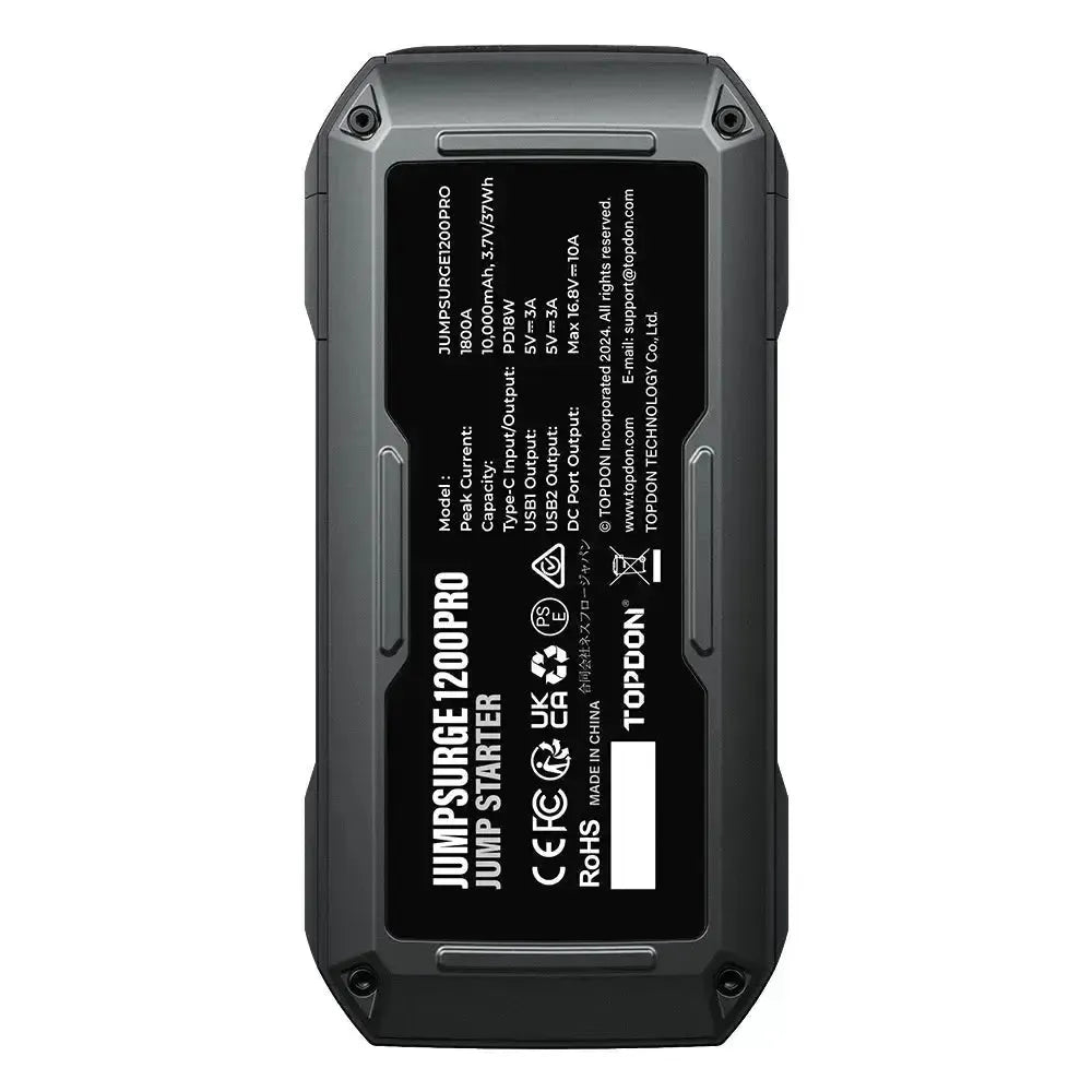 Topdon JumpSurge JS1200 Pro | Avviatore di emergenza