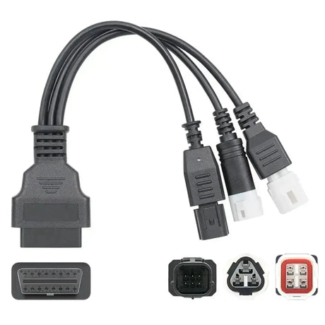 Cavo adattatore Yamaha 3+4+6-pin - 16-pin OBD2 | Motocicletta