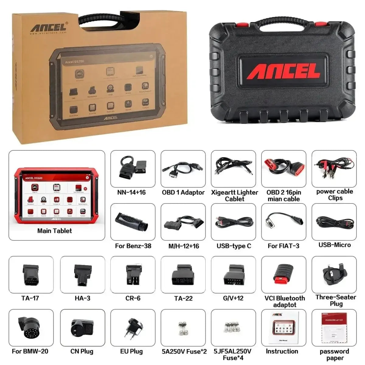 Ancel DS600 Auto Strumento di diagnosi