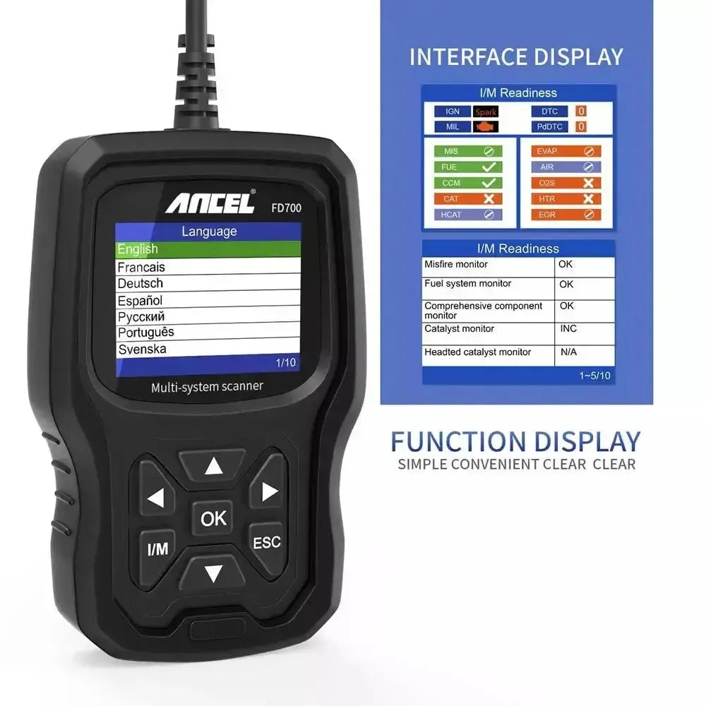 Ancel FD700 Auto Strumento di diagnosi