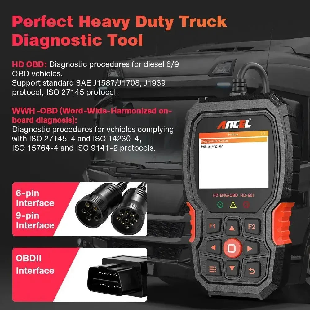 Ancel HD601 Camion Strumento di diagnosi