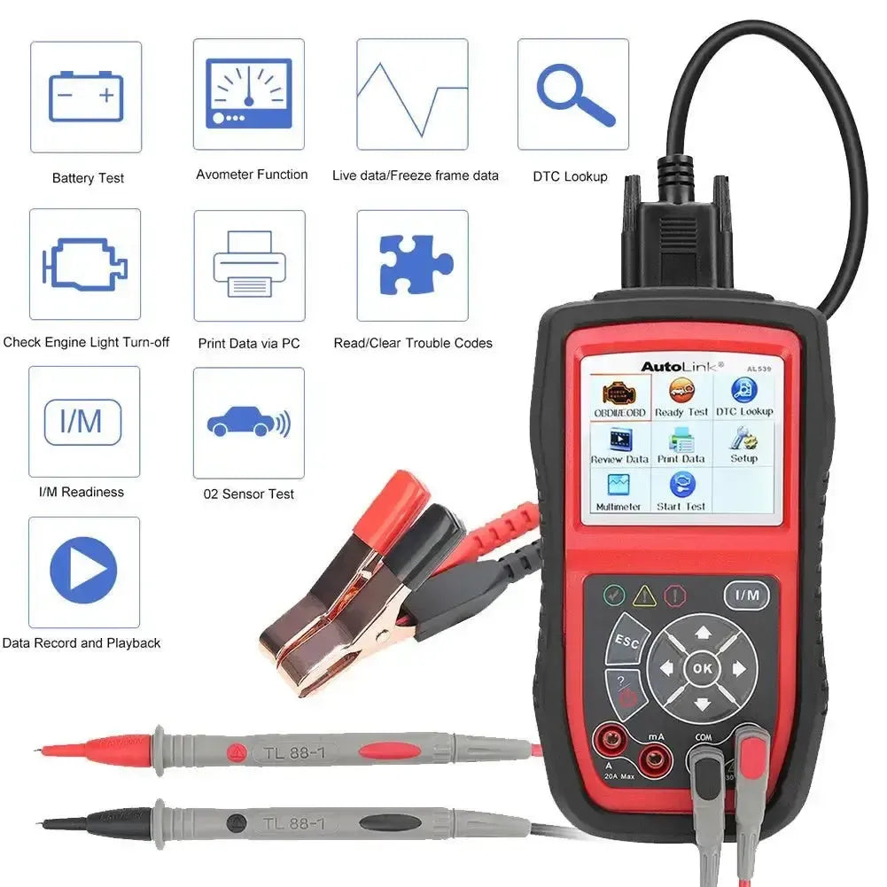 Autel AutoLink AL539B Lettore Codici di Errore/Multimetro