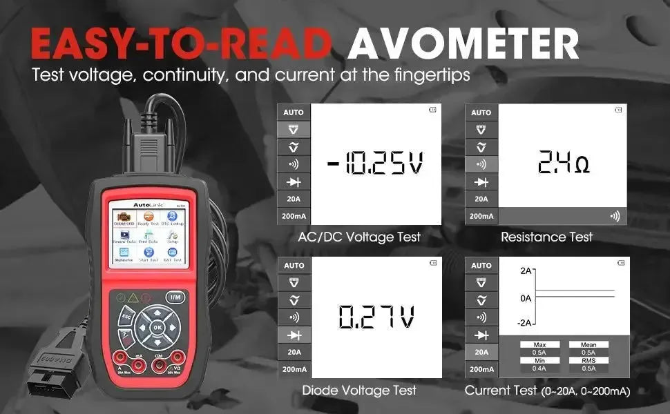 Autel AutoLink AL539B Lettore Codici di Errore/Multimetro