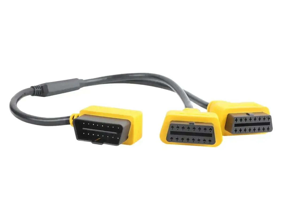 Autool 16 Pin OBD2 Cavo di prolunga splitter 2 pezzi 50 cm