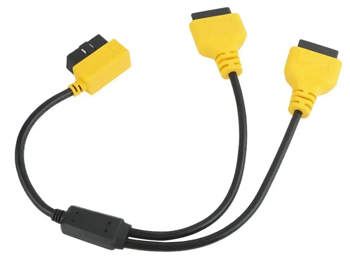 Autool 16 Pin OBD2 Cavo di prolunga splitter 2 pezzi 50 cm