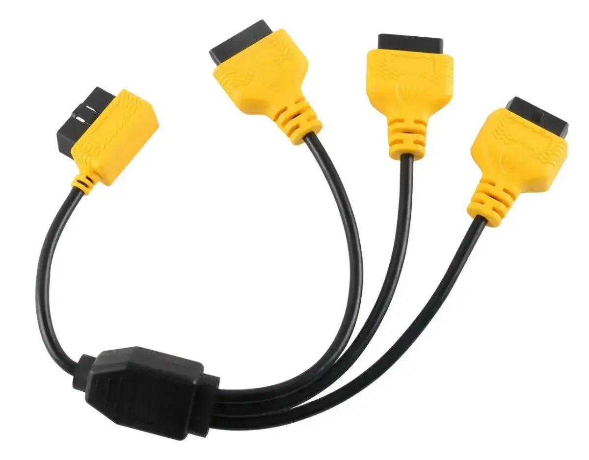 Autool 16 Pin OBD2 Cavo di Prolunga Splitter 3 Pezzi 50 cm
