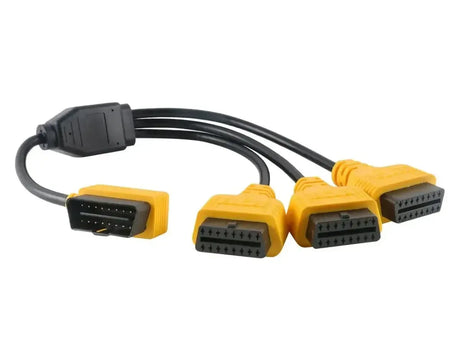 Autool 16 Pin OBD2 Cavo di Prolunga Splitter 3 Pezzi 50 cm