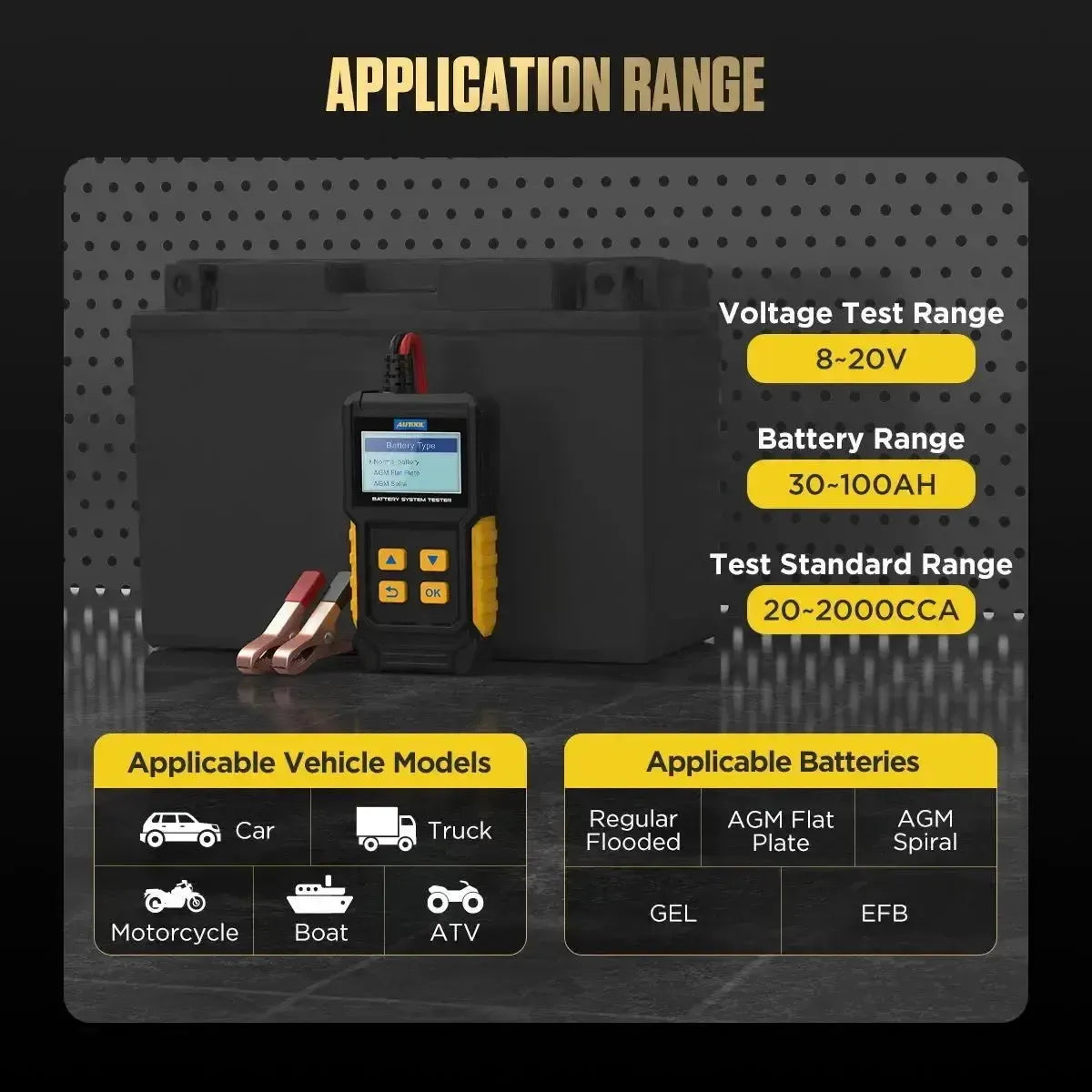 Autool BT360 | Tester batteria