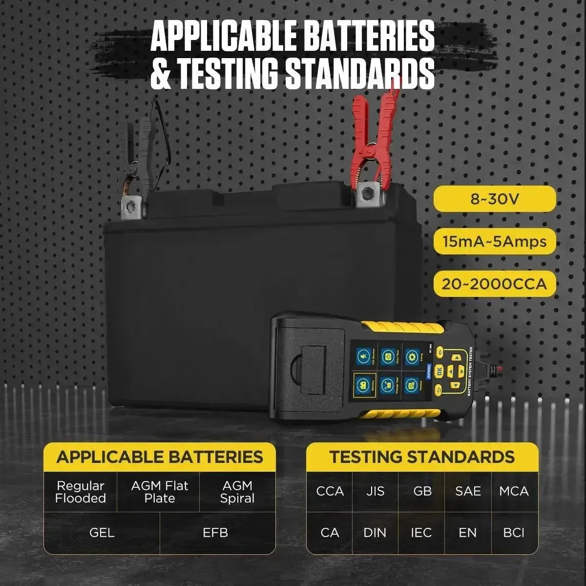 Autool BT880 | Tester batteria