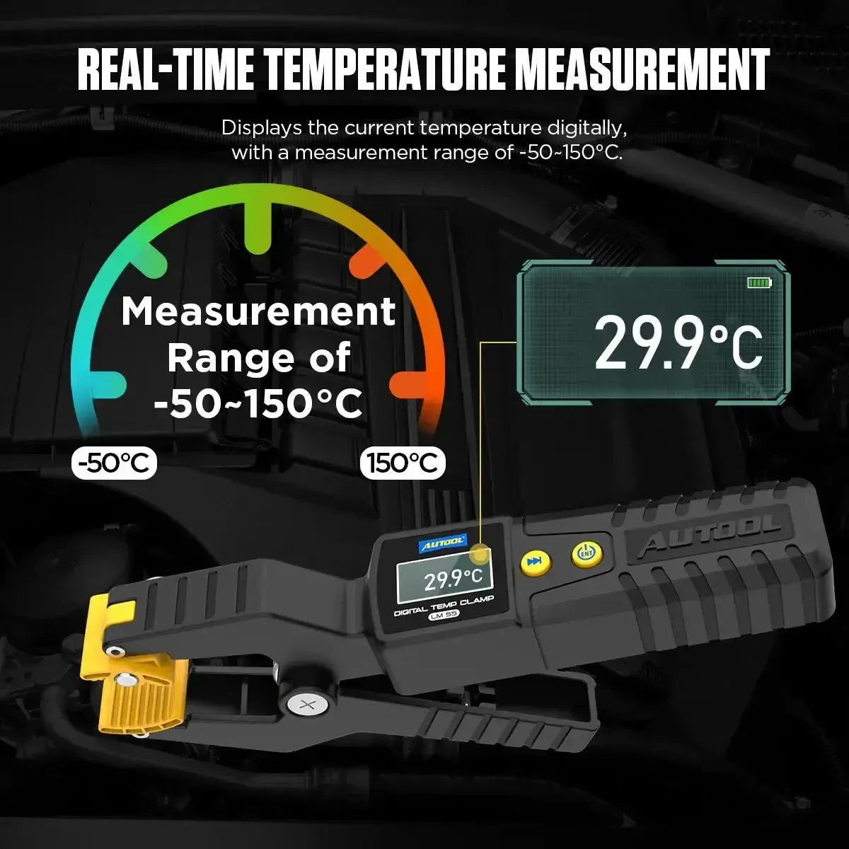Autool LM55 | Pinza temperatura HVAC | Accessori