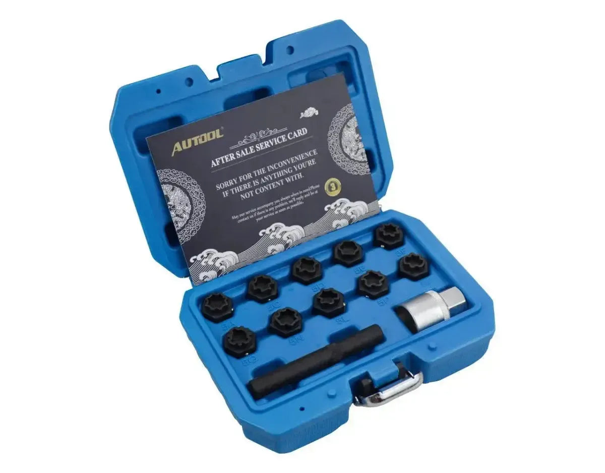 Autool Mercedes Bullone Antifurto Set di bussole 12 Pezzi