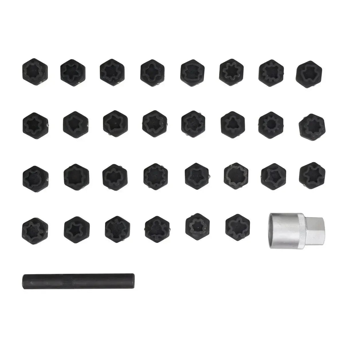 Autool Mercedes Bullone Antifurto Set di bussole 32 Pezzi