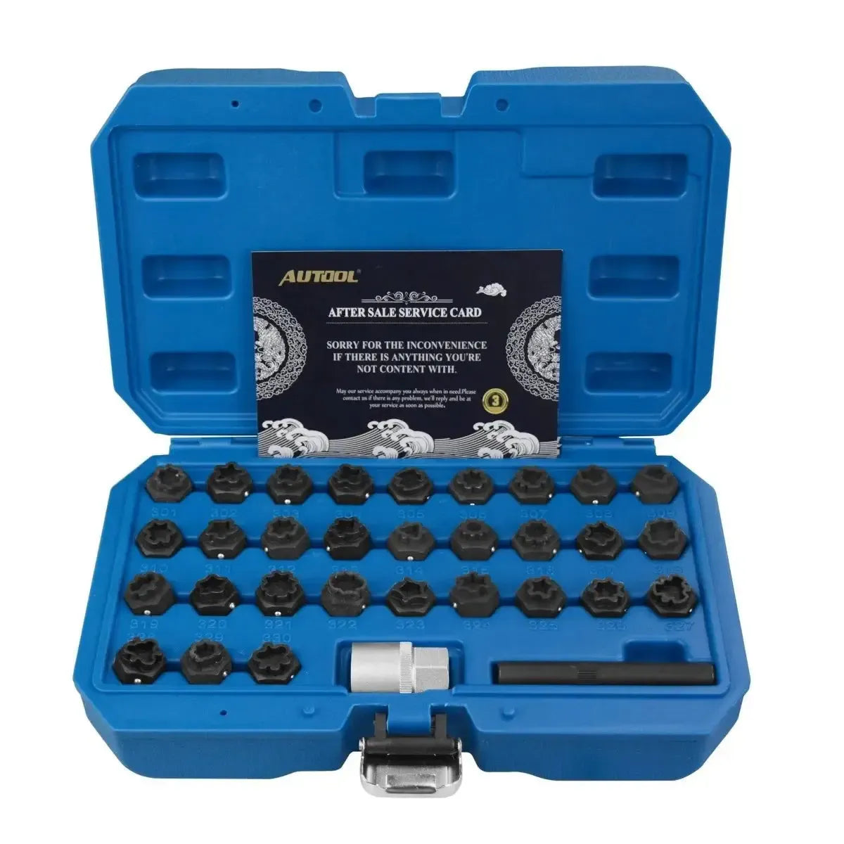 Autool Mercedes Bullone Antifurto Set di bussole 32 Pezzi