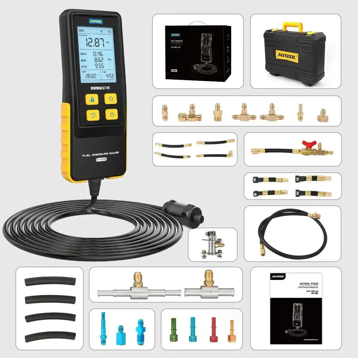 Autool PT635 Tester della pressione del carburante