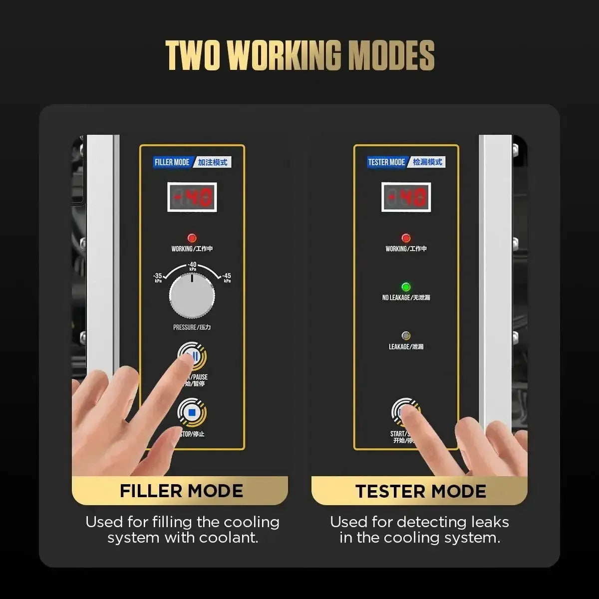 Autool SC301 Tester e sfiatatore del liquido di raffreddamento