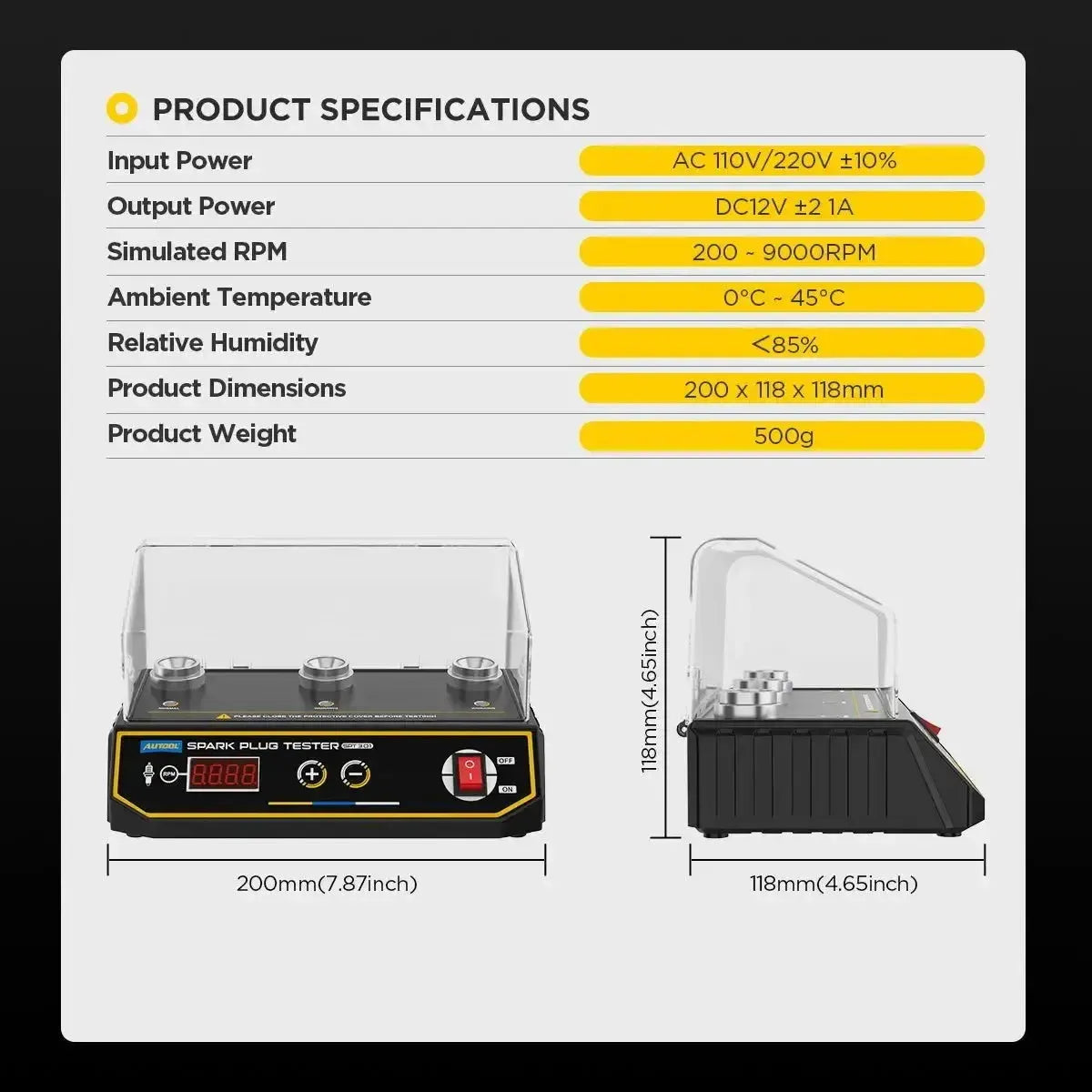 Autool SPT301 Tester candele