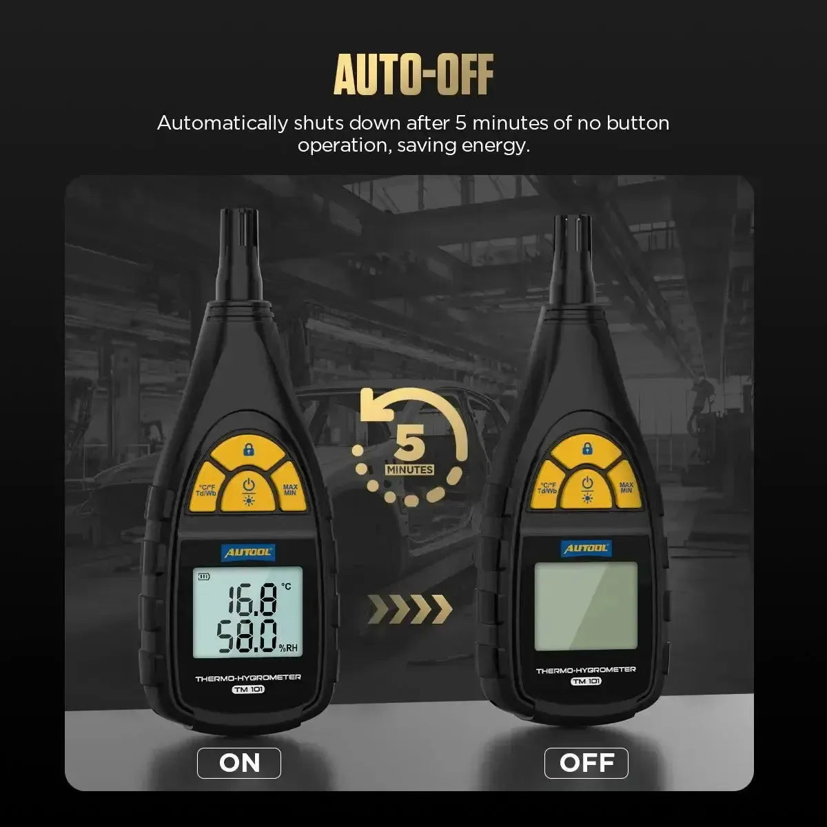 Autool TM101 Termo- Igrometro
